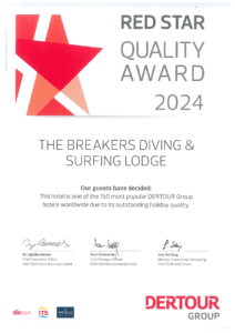 The Breakers gewinnt Red Star Quality Award 2024 – Auszeichnung als eines der besten DER Touristik Hotels weltweit